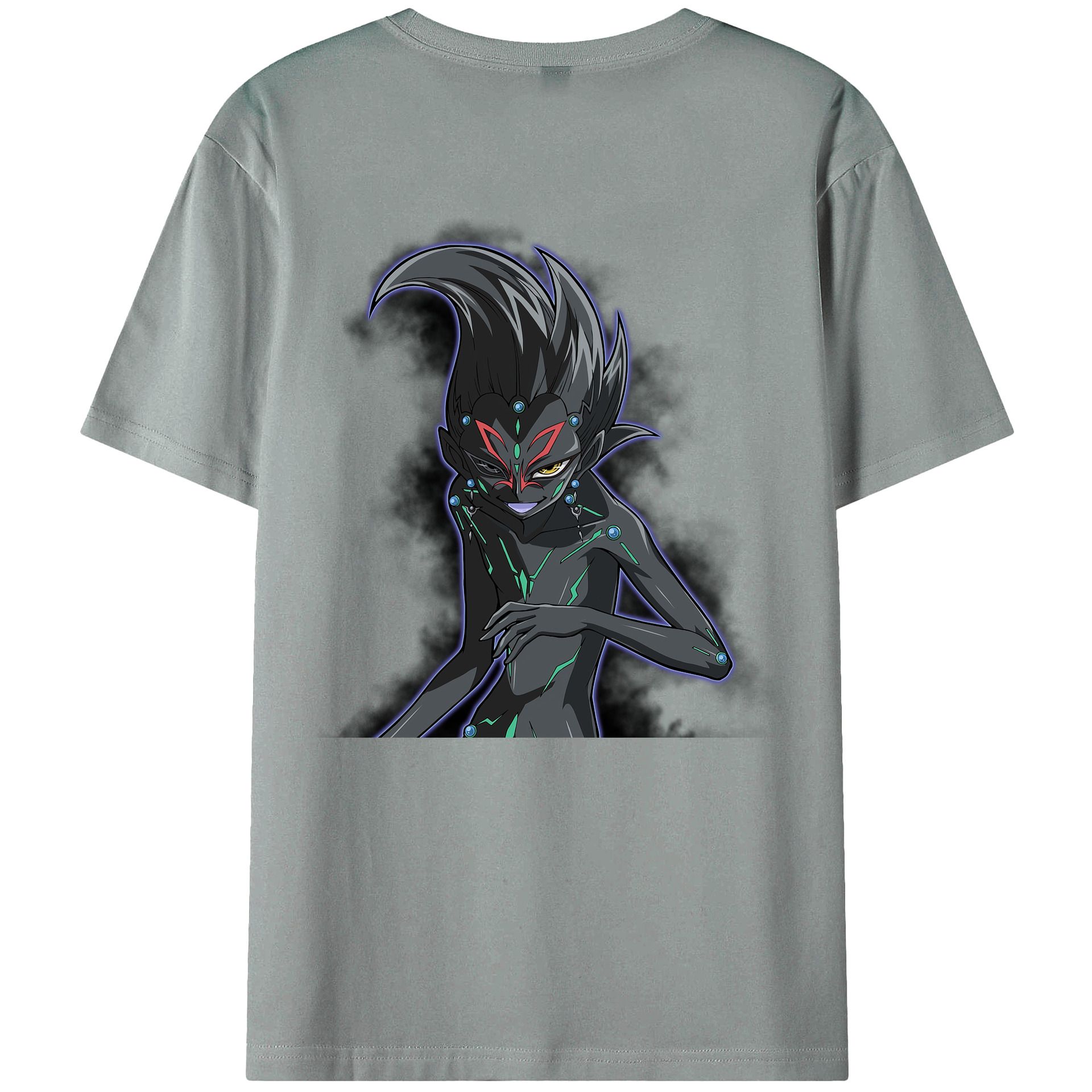 （画像用） 遊☆戯☆王 Yu-Gi-Oh! 綿100％ メンズ半袖Tシャツ（バックプリント） 通気性